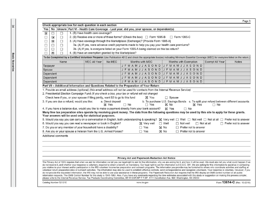 IRS Form 6744 Vita / Tce Volunteer Assistors Test / Retest, Page 36