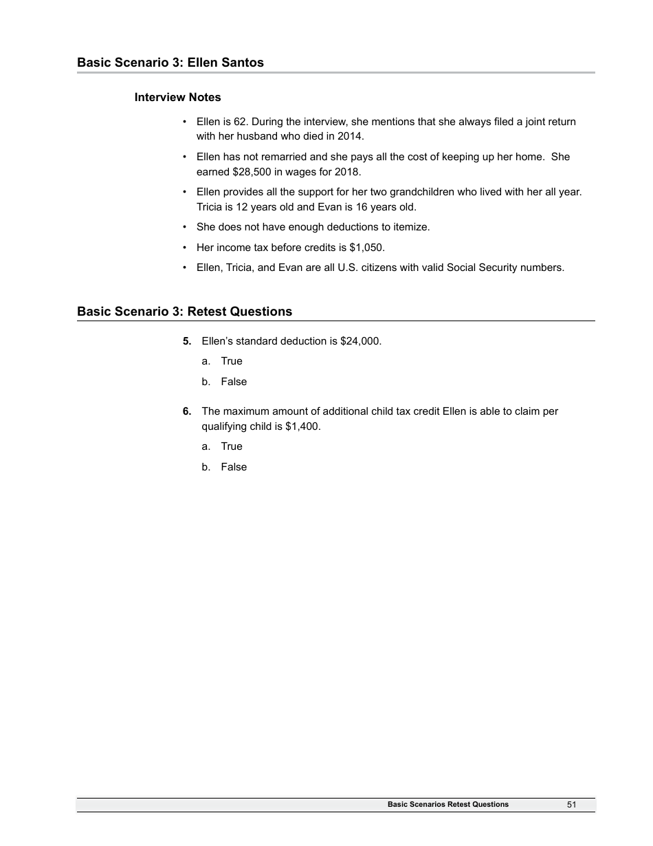 IRS Form 6744 Vita / Tce Volunteer Assistors Test / Retest, Page 53