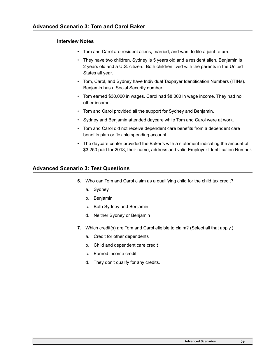 IRS Form 6744 Vita / Tce Volunteer Assistors Test / Retest, Page 61