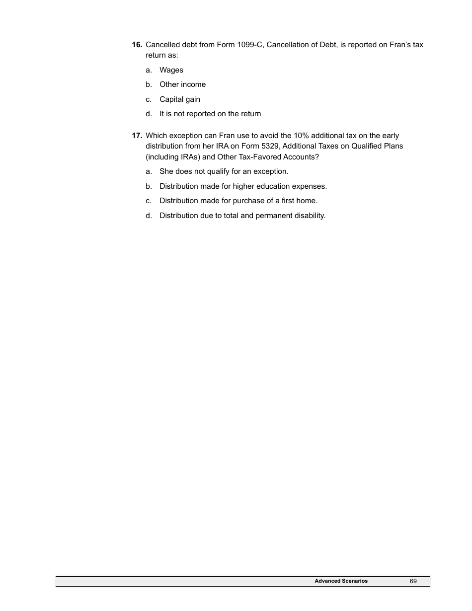 IRS Form 6744 Vita / Tce Volunteer Assistors Test / Retest, Page 71