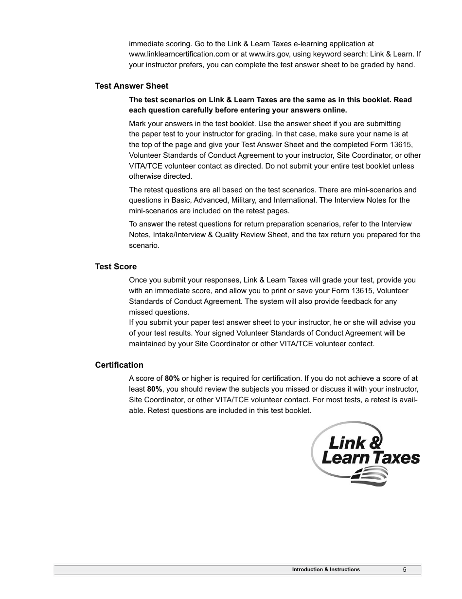 IRS Form 6744 Vita / Tce Volunteer Assistors Test / Retest, Page 7