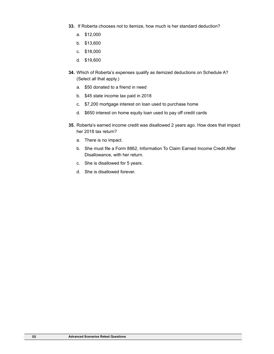 IRS Form 6744 Vita / Tce Volunteer Assistors Test / Retest, Page 90