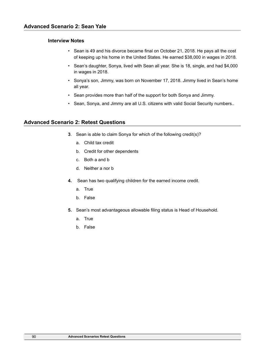 IRS Form 6744 Vita / Tce Volunteer Assistors Test / Retest, Page 92