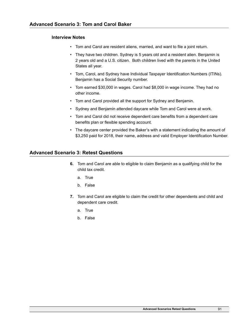 IRS Form 6744 Vita / Tce Volunteer Assistors Test / Retest, Page 93