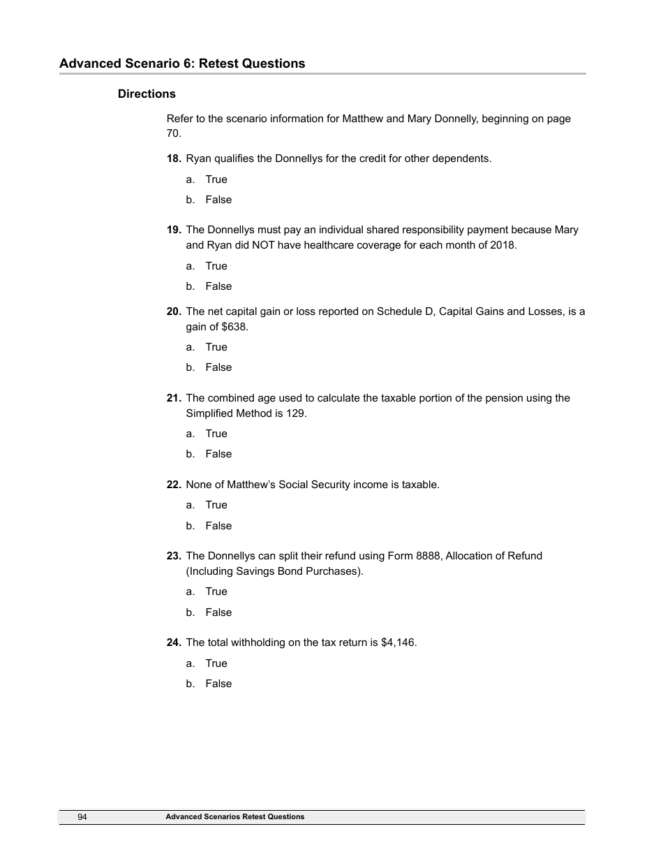 IRS Form 6744 Vita / Tce Volunteer Assistors Test / Retest, Page 96