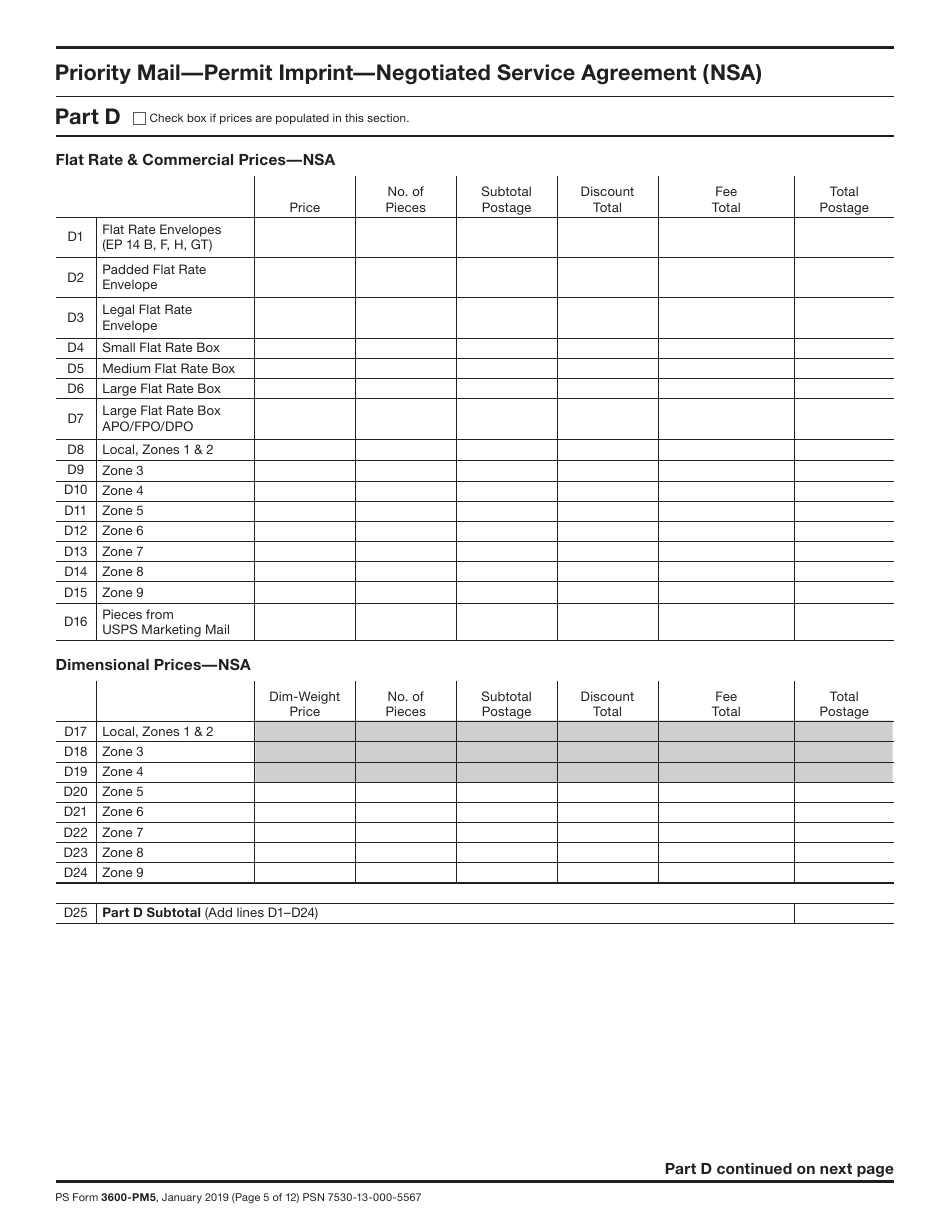 PS Form 3600-PM - Fill Out, Sign Online and Download Printable PDF ...