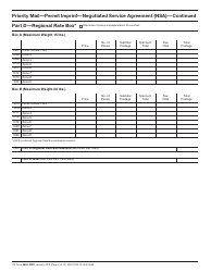 PS Form 3600-PM Postage Statement - Priority Mail - Permit Imprint, Page 7