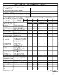 DD Form 2766 Adult Preventive and Chronic Care Flowsheet, Page 2