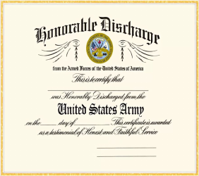 DD Form 256 Download Printable PDF or Fill Online Honorable Discharge ...