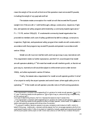 14 Cfr Part 91 (Docket No. FAA-2014-0396), Interpretation of the Special Rule for Model Aircraft, Page 13