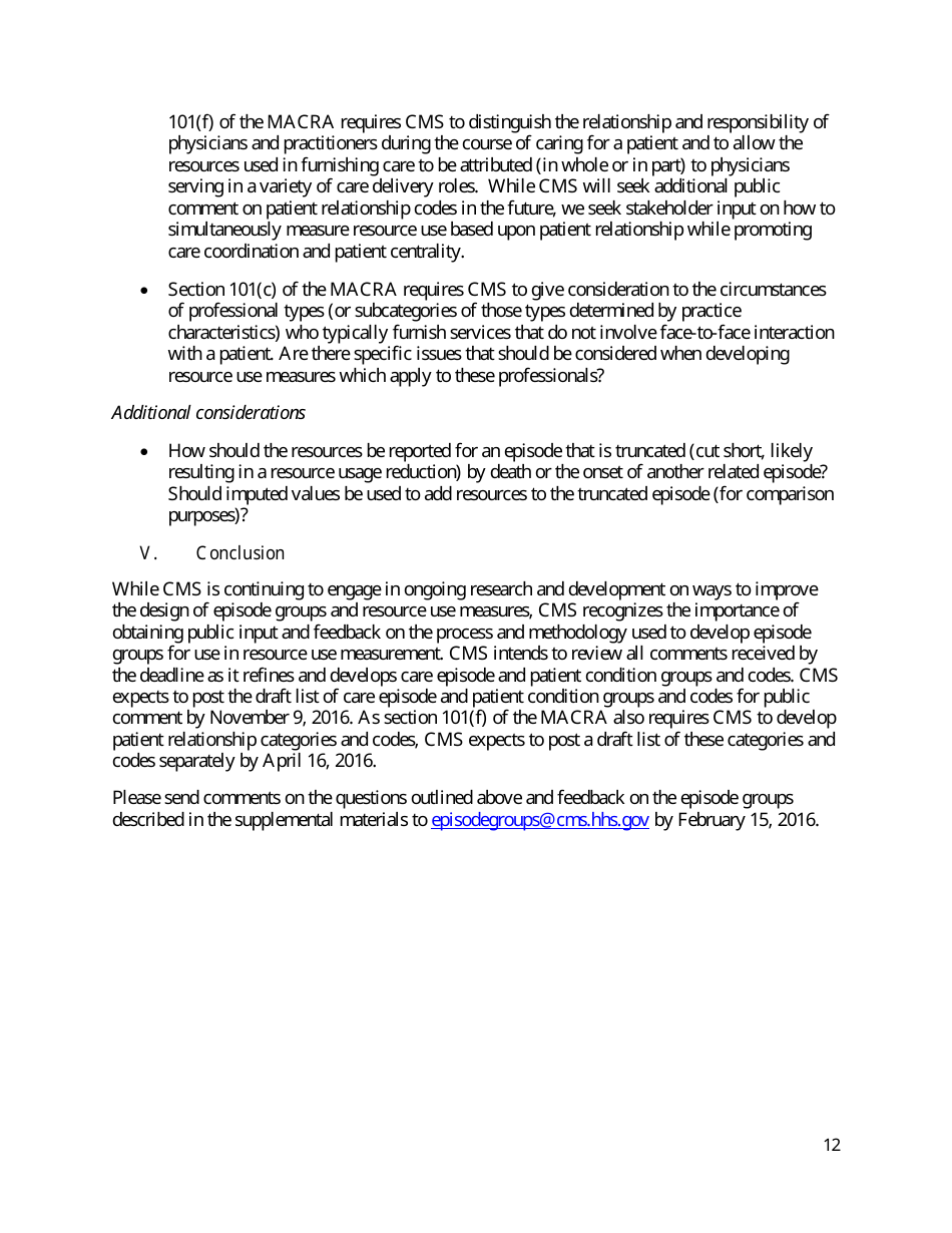 Cms Episode Groups (Macra: Mips  Apms), Page 12