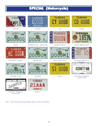 Form HSMV80003 Florida License Plates - Florida, Page 16