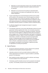 Biosafety in Microbiological and Biomedical Laboratories: Section IV - Laboratory Biosafety Level Criteria, Page 11