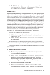 Biosafety in Microbiological and Biomedical Laboratories: Section IV - Laboratory Biosafety Level Criteria, Page 16