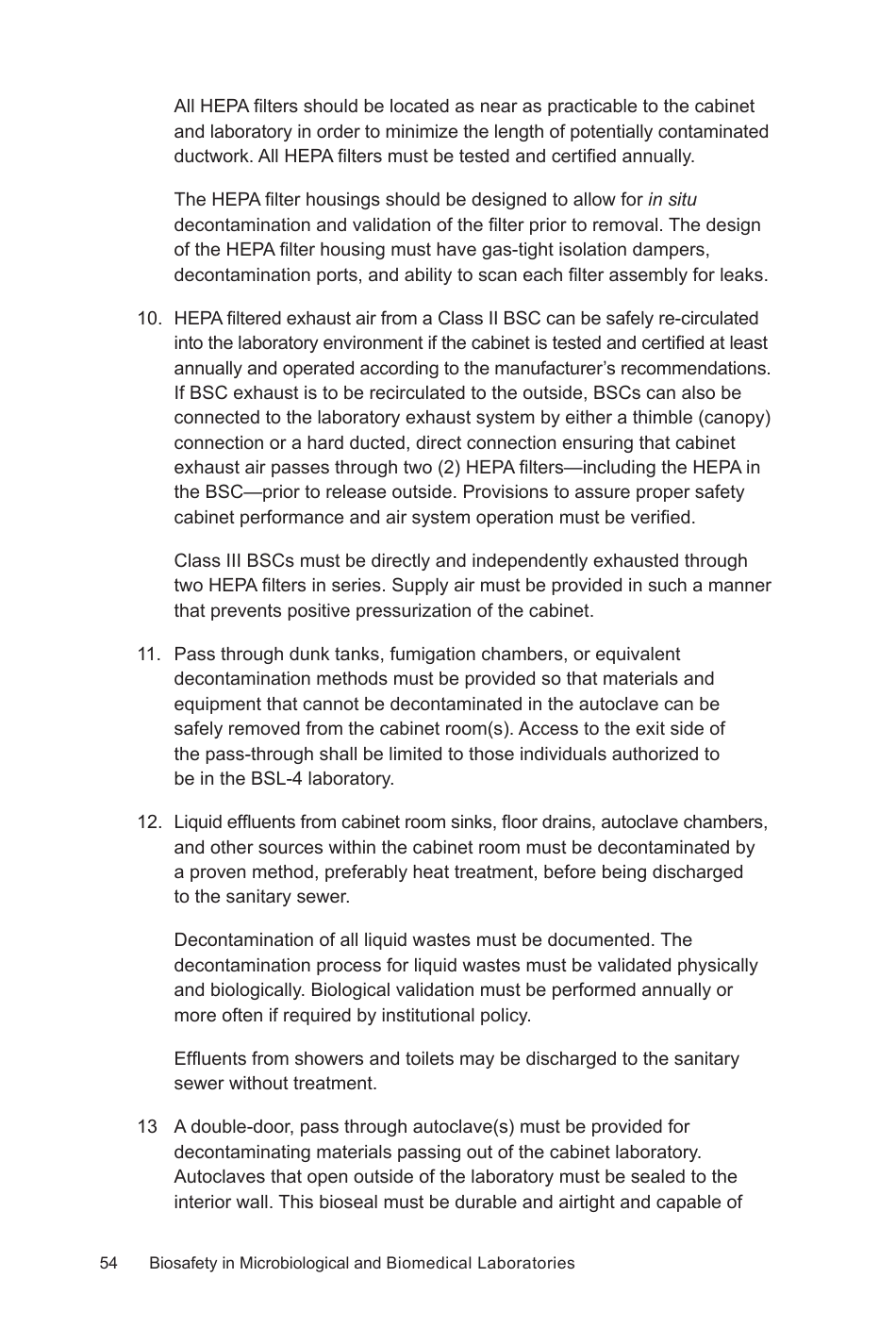 Biosafety in Microbiological and Biomedical Laboratories: Section IV - Laboratory Biosafety Level Criteria, Page 25