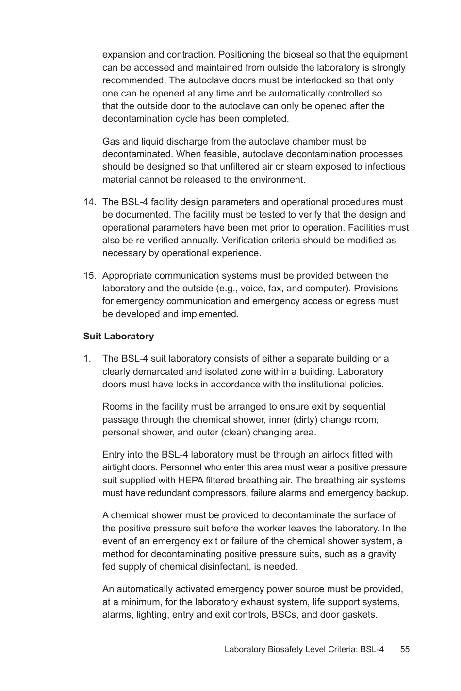 Biosafety in Microbiological and Biomedical Laboratories: Section IV - Laboratory Biosafety Level Criteria, Page 26