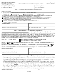 Form SSA-1696-U4 Appointment of Representative, Page 5