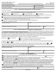 Form SSA-1696-U4 Appointment of Representative, Page 9