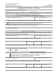 Form SSA-3441-BK Disability Report - Appeal, Page 3