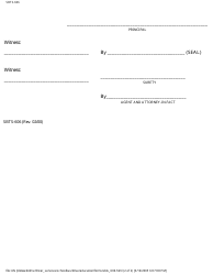 Form SBTS-606 Surety Bond - North Carolina, Page 2