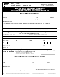 Form BLS-34 Flashing Amber Light Permit Application - New Jersey, Page 4