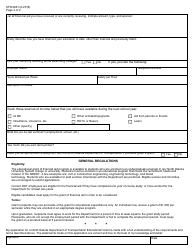 Form SFN9961 Educational Grant of Financial Aid Application - North Dakota, Page 2