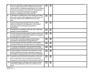 Form DSMV597 Program Self Assessment Tool - New Hampshire, Page 2