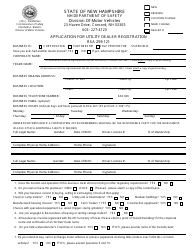 Form RDMV730 Application for Utility Dealer Registration - New Hampshire, Page 3