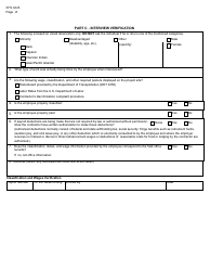Form SFN9426 Labor Compliance Interview Questionaire (Site Interview) - North Dakota, Page 2