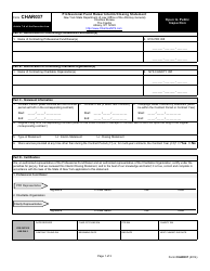 Form CHAR037 Professional Fundraising Interim/Closing Statement - New York