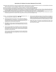Form UCC5 National Correction Statement - New York, Page 2