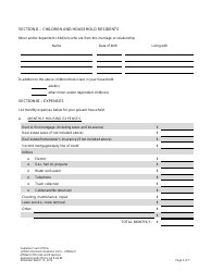 Uniform Domestic Relations Form 1 Affidavit of Income and Expenses - Ohio, Page 3