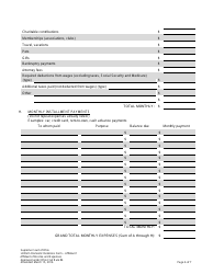 Uniform Domestic Relations Form 1 Affidavit of Income and Expenses - Ohio, Page 6