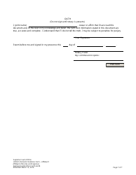 Uniform Domestic Relations Form 1 Affidavit of Income and Expenses - Ohio, Page 7