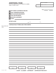 Document preview: Form SCL029 Additional Page - British Columbia, Canada