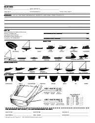 Form DNR8256 Boat/Motor Theft Data Sheet - Ohio, Page 2