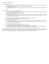 Application for Refund - Common Carrier - Manitoba, Canada, Page 2
