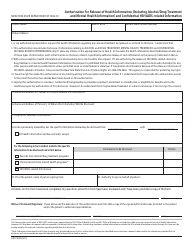 Document preview: Form DOH-5032 Authorization for Release of Information (Including Alcohol/Drug Treatment and Mental Health Information) and Confidential HIV/AIDS-Related Information - New York