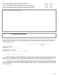 Form WC-366 Dependency Claim Petition - New Jersey, Page 2