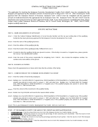 Form 1100CR 0101 Computation Schedule for Claiming Delaware Economic Development Credits - Delaware, Page 2