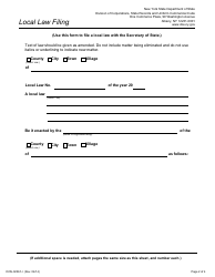 Form DOS-0239-F-I Local Law Filing - New York, Page 2