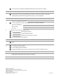 Affidavit 5 Motion and Affidavit or Counter Affidavit for Temporary Orders - Ohio, Page 3