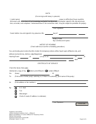 Affidavit 5 Motion and Affidavit or Counter Affidavit for Temporary Orders - Ohio, Page 4