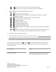 Uniform Domestic Relations Form 10 Answer to Complaint for Divorce With Children - Ohio, Page 2