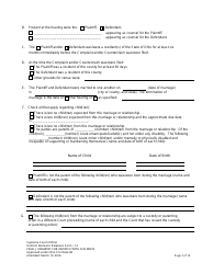 Uniform Domestic Relations Form 12 Final Judgment for Divorce With Children - Ohio, Page 2