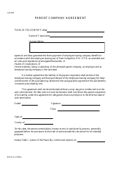 Form WCSI-6 &quot;Parent Company Agreement&quot; - New Hampshire