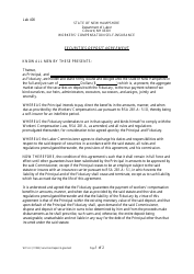 Form WCSI-3 &quot;Securities Deposit Agreement&quot; - New Hampshire
