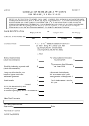 Form WCSIF-2A Exhibit T &quot;Schedule of Reimbursable Payments&quot; - New Hampshire