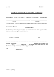 Form WCSIF-1A Exhibit P &quot;Second Injury Fund Affidavit of Employer Knowledge&quot; - New Hampshire
