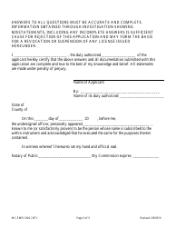 Employee Leasing Initial Application - New Hampshire, Page 3